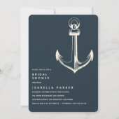 De blauwe anchor | Vrijgezellenfeest voor weddensc Kaart (Voorkant)