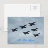 De Blauwe Angels Briefkaart (Voorkant / Achterkant)