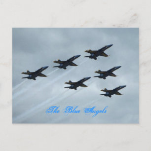 De Blauwe Angels Briefkaart