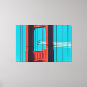 De Blauwe Angels Canvas Afdruk
