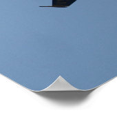 De blauwe Angels diamantformatie. Poster (Hoek)