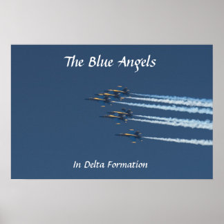 De Blauwe Angels Poster