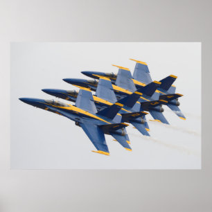De Blauwe Angels Poster