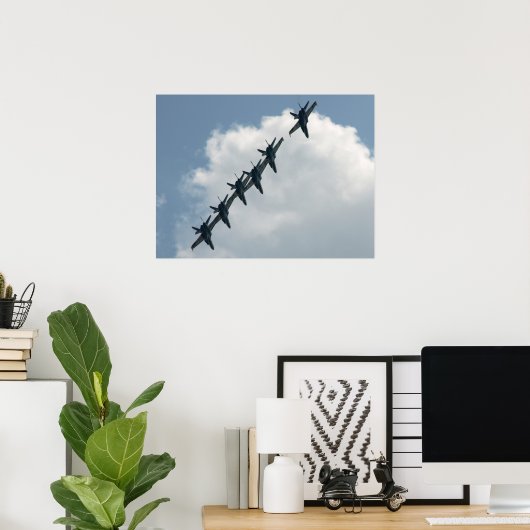 De Blauwe Angels. Poster (Thuiskantoor)