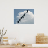 De Blauwe Angels. Poster (Keuken)