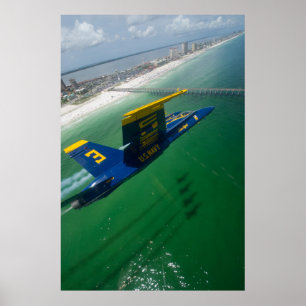 De Blauwe Angels Poster