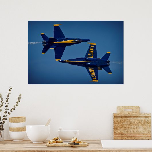 De Blauwe Angels Poster (Keuken)