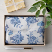 De Blauwe Aquarel Serie Ontwerp 9 Tissuepapier (Geschenk)