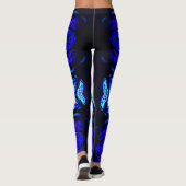 De blauwe Avatar-gloed Leggings (Achterkant)