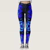 De blauwe Avatar-gloed Leggings (Voorkant)