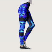 De blauwe Avatar-gloed Leggings (Rechts)