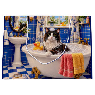 De Blauwe Badkat Groot Cadeauzakje