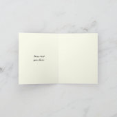 De blauwe Bar mitswa van de Jodenster dankt u Bedankkaart (Binnen)