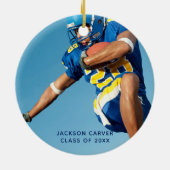 De blauwe Bekleding van het Manuscript Afstuderen Keramisch Ornament (Achterkant)