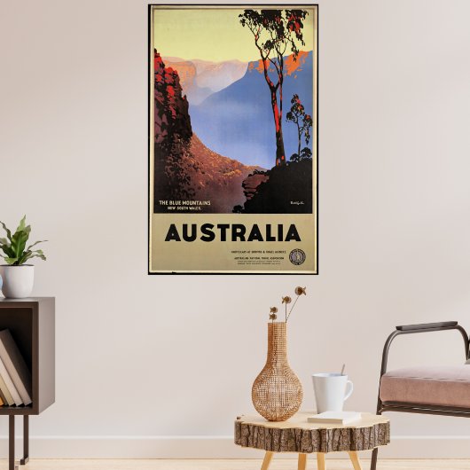 De Blauwe Bergen, Australië, Poster (Woonkamer 3)