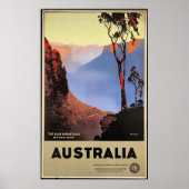 De Blauwe Bergen, Australië, Poster (Voorkant)
