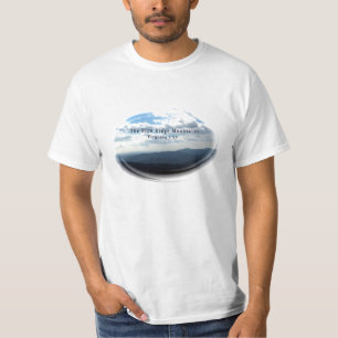 " De blauwe bergmassieven " Waarde T-shirt