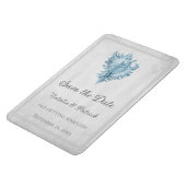 De blauwe Bevel Shell sparen de Magnet van de Datu Magneet (Linkerzijde)