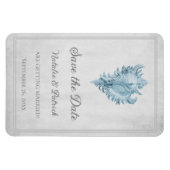 De blauwe Bevel Shell sparen de Magnet van de Datu Magneet (Horizontaal)