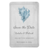 De blauwe Bevel Shell sparen de Magnet van de Datu Magneet (Verticaal)