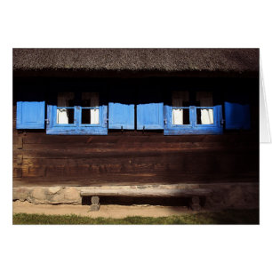 De blauwe Blinden van het Venster - Kaart