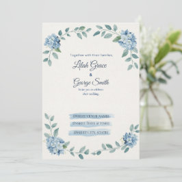 De Blauwe Bloei Stofachtige Hortensia Huwelijksuit