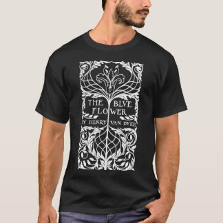 De Blauwe Bloem Boek Illustratie Ontwerp T-shirt