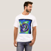 De blauwe bloomer t-shirt (Voorkant volledig)