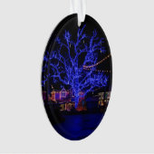 De blauwe boom ornament (voorkant)