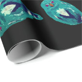 De blauwe boomkor cadeaupapier (Rol Hoek)