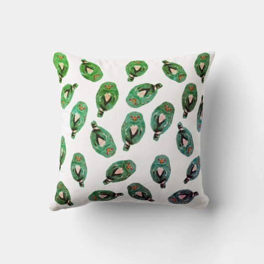 De blauwe boomkor kussen (Achterkant)