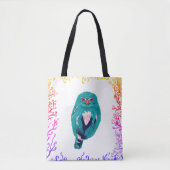De blauwe boomkor tote bag (Voorkant)
