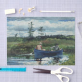 De blauwe boot van Winslow Homer Tissuepapier (Craft)