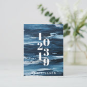 de blauwe borstelslagen van de marine sparen de Me Aankondigingskaart (Staand voorkant)