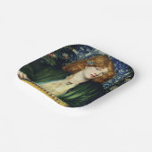 De Blauwe Bower (Dante Gabriel Rossetti) Papieren Bordje (Gebogen)