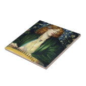 De Blauwe Bower (Dante Gabriel Rossetti) Tegeltje (Zijkant)