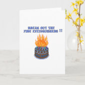 De blauwe Cake van de Verjaardag van Kaart (Gele Bloem)