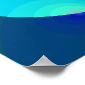 De blauwe Cello Poster (Hoek)