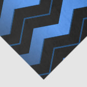 De Blauwe Chevron van het kobalt Tissuepapier (Detail)