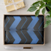 De Blauwe Chevron van het kobalt Tissuepapier (Geschenk)