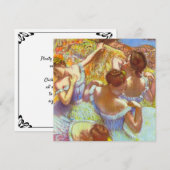 De Blauwe Danseressen door Edgar Degas Kaart (Voorkant / Achterkant)
