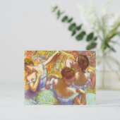 De Blauwe Danseressen van Edgar Degas Briefkaart (Staand voorkant)