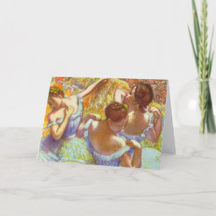 De Blauwe Danseressen van Edgar Degas Kaart