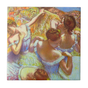 De Blauwe Danseressen van Edgar Degas Tegeltje