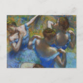 De blauwe dansers, Degas Art Briefkaart (Voorkant)
