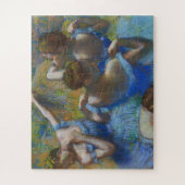 De blauwe dansers, Degas Art Legpuzzel (Verticaal)