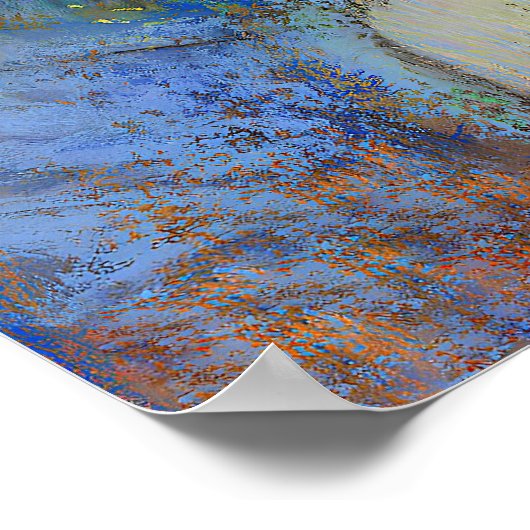 De blauwe dansers, Degas Art Poster (Hoek)