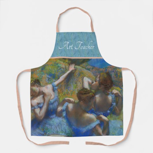 De blauwe dansers, Degas Art Schort (Voorkant)