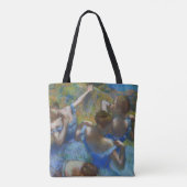 De blauwe dansers, Degas Art Tote Bag (Achterkant)