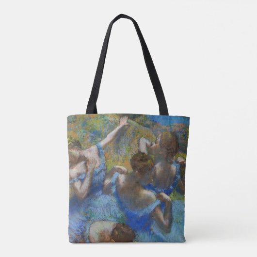 De blauwe dansers, Degas Art Tote Bag (Achterkant)